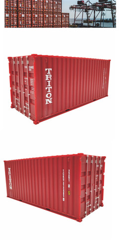 TRITON海神租箱1:35仿真集裝箱模型 海藝坊定制精工再現(xiàn)